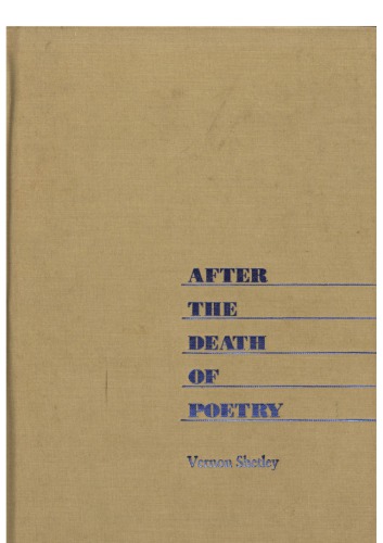 After the death of poetry : poet and audience in contemporary America